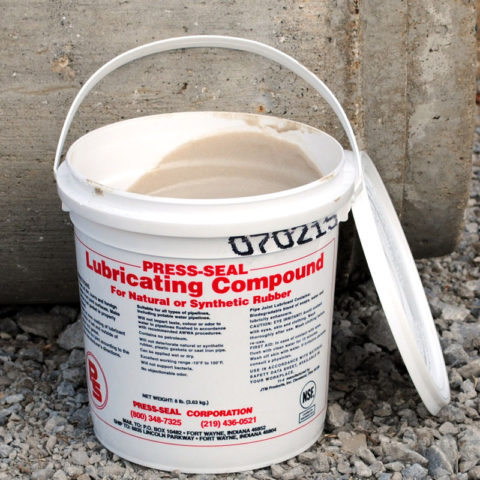 concrete pipe joint lubricant