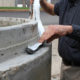 Pro Stik applied to concrete joint