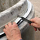Pro Stik Butyl applied to concrete manhole