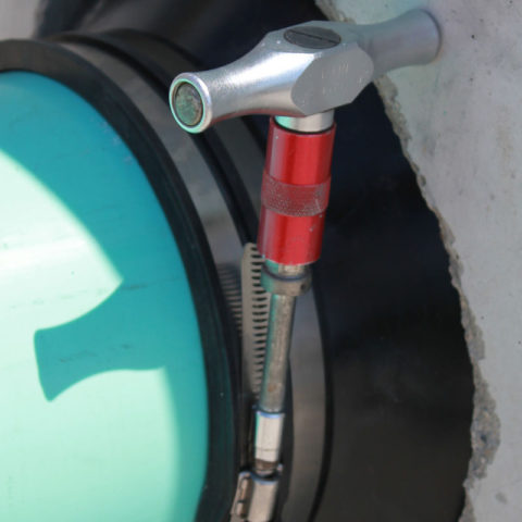 Torque Wrench for Manhole Connector Clamps