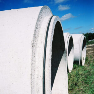 Press-Seal O-Ring gasket installed on concrete pipe.